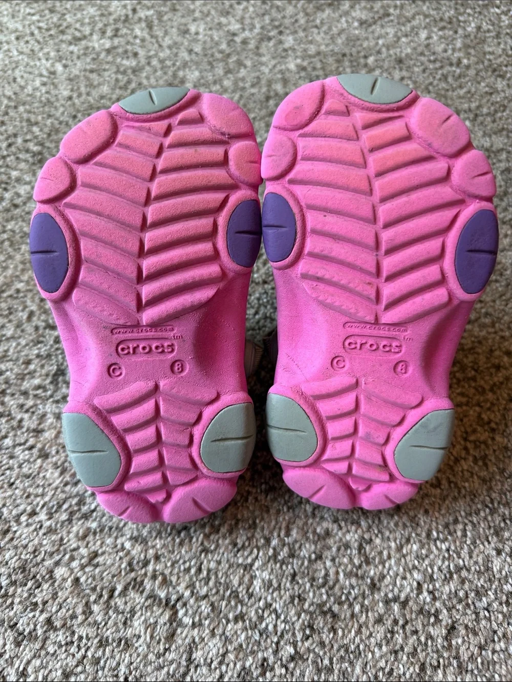 CROCS | Kids Clog in Hot Pink with Look and Hoop Strap